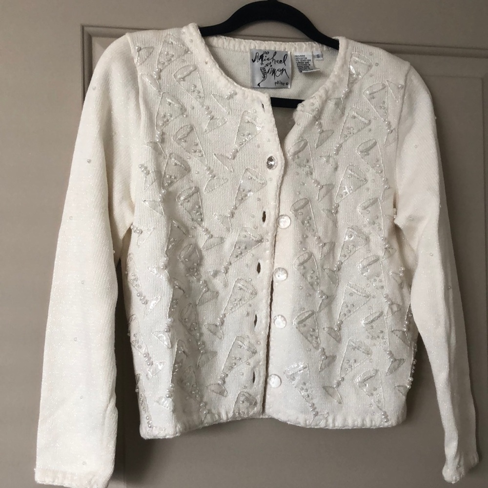 Michael Simon Champagne Sweater